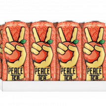 Peace Tea Just Peach Cans, 23 Fl Oz, 12 Pack